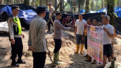 Polsek Keluang Himbau Penutupan Sumur Minyak Ilegal: Publik Anggap “Sandiwara” di Tengah Pembiaran