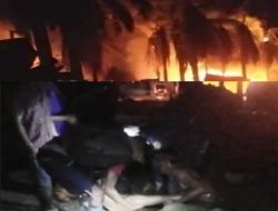 Menelan Korban : Sumur Minyak Ilegal Dalam Area HGU PT Hindoli Terbakar, Diduga Milik “Bos Besar” dari SP 1 Keluang