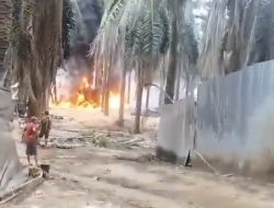 “Sumur Minyak Terbakar di Lahan HGU PT Hindoli, Diduga Milik DOMO yang Kebal Hukum