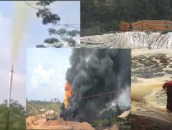 ​Kebakaran Sumur Minyak di Lahan HM Disorot, Polres Muba Didesak Usut Dugaan Illegal Drilling di Sanga Desa