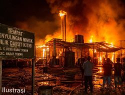 Kebakaran di Lokasi Penyulingan Minyak Ilegal, Polres Muba Diam -Ini Bukan Kecelakaan Biasa, Ini Skandal Penegakan Hukum