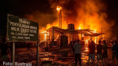 Kebakaran di Lokasi Penyulingan Minyak Ilegal, Polres Muba Diam -Ini Bukan Kecelakaan Biasa, Ini Skandal Penegakan Hukum