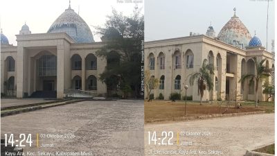 Masjid Raya Muba Memprihatinkan, Andi Murex: Pemkab Jangan Jago Bangun, Lalu Lupa Merawat
